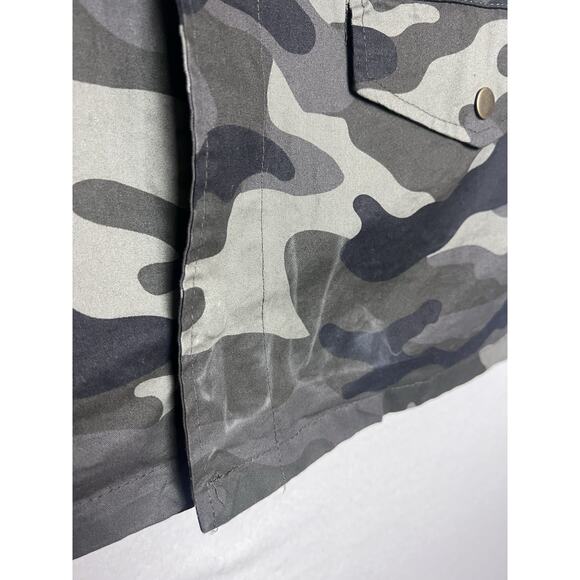 Love Tree Women's Camo Utility Vest Size Full Zip Snap Cargo Pockets - Picture 5 of 8